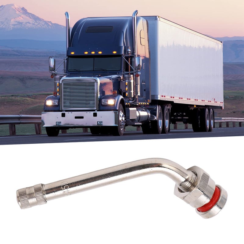 Camrusic Truck Tire Valve Stems  TR545D 60 Degree Valve Stem Extension Adaptor Compatible with Alcoa 22.5in 24.5in Aluminum Wheels (Pack of 10) - Image 5